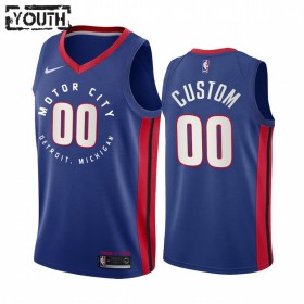 Canotte Bambino Detroit Pistons Personalizzate 2020-21 City Edition Swingman